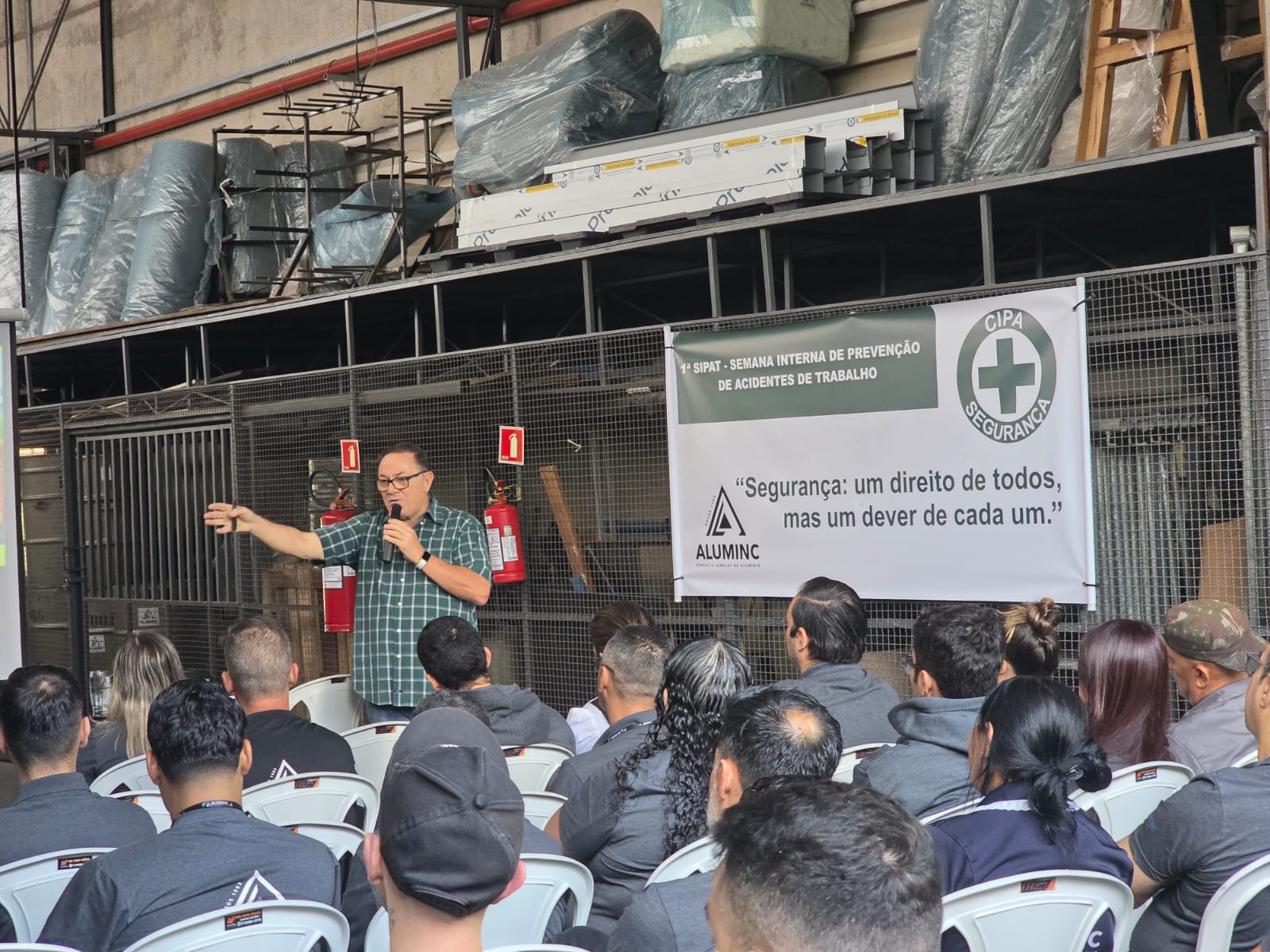 1ª SIPAT Aluminc — Segurança e Educação Financeira